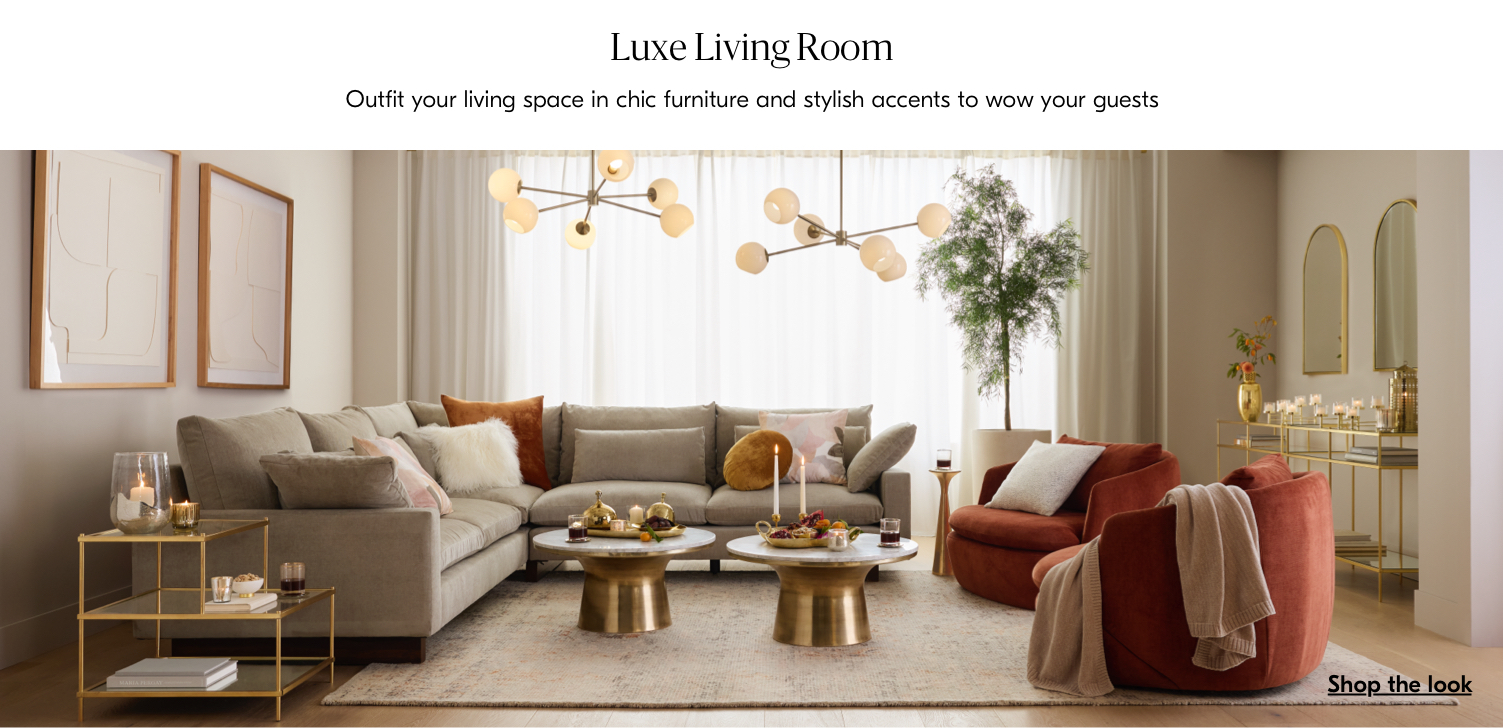 Living Room collection West Elm UAE